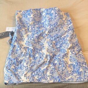 Floral Blue and White Homecoming Dress New